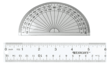 Geometry drawing compass ruler student stationery set thumbnail 2