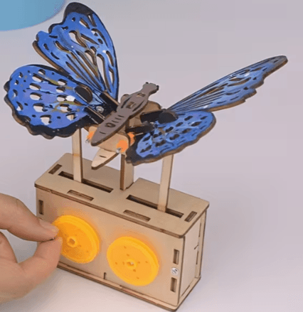 Multicolor DIY Mechanical Butterfly Kit